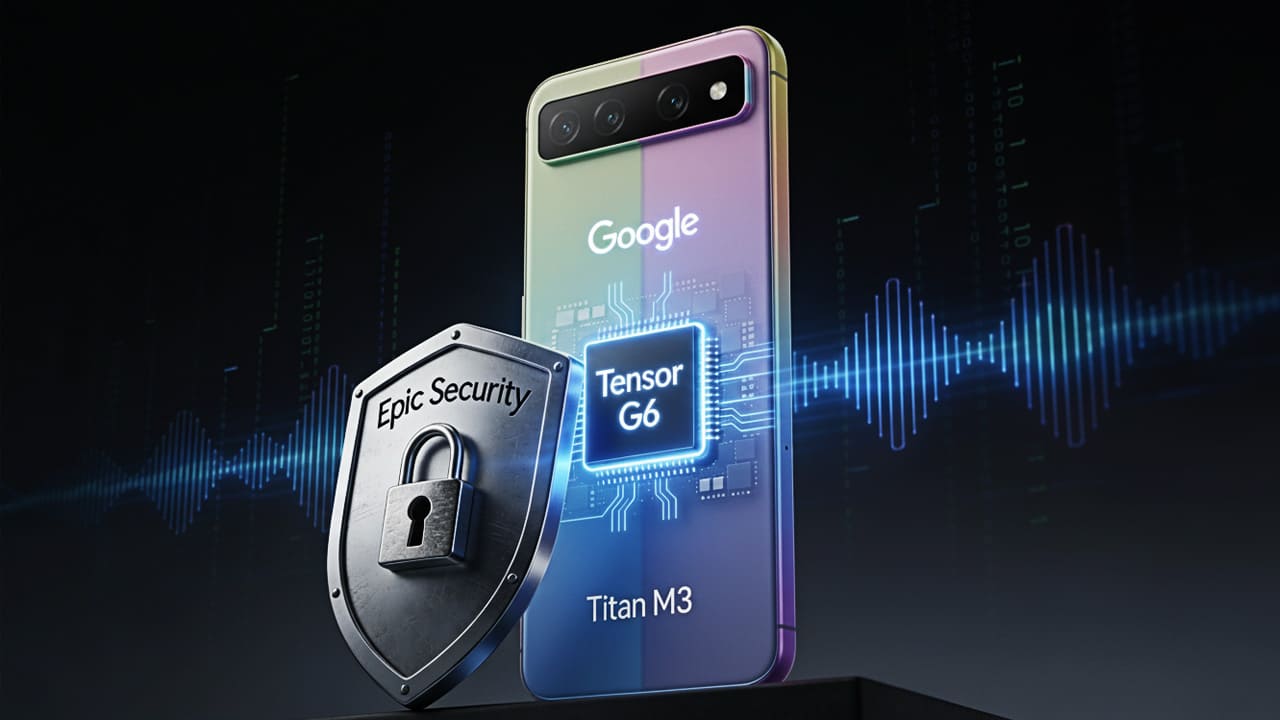 Утечка: Google Epic — новый Titan M3 для Pixel 11 на Tensor G6